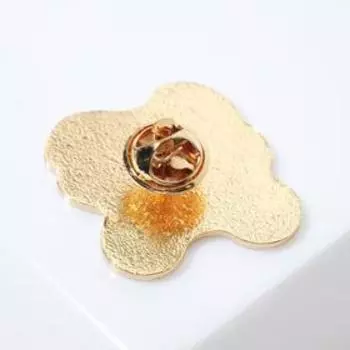 Значок «Бинокль» виды, цвет чёрно-голубой в золоте