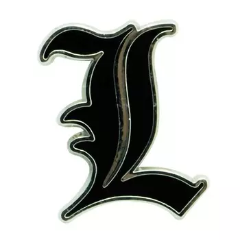 Значок Death Note Pin L