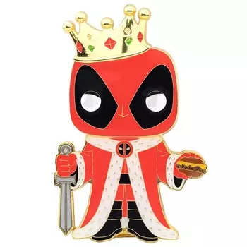 Значок Funko POP! Pin Marvel Deadpool King