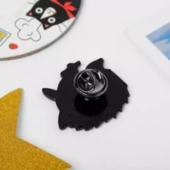 Значок «Ёжик» ученик, цветной в чёрном металле