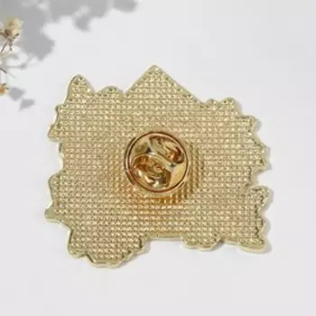 Значок "Нежность" письмо, цветной в золоте