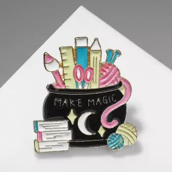 Значок «Рукоделие», цветной в золоте