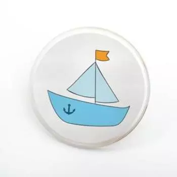 Значок светоотражающий «Окружающий мир», 56мм