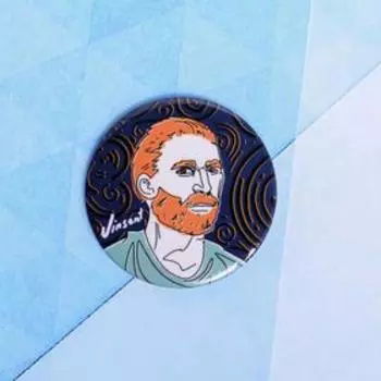 Значок "Ван Гог", 56 мм
