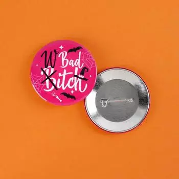 Значок закатной "Halloween", d = 5,6 см.