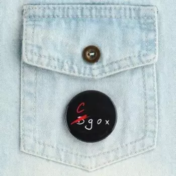 Значок закатной «Вдох», d = 3,8 см