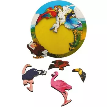 Зоопазл «Птицы» 9 деталей