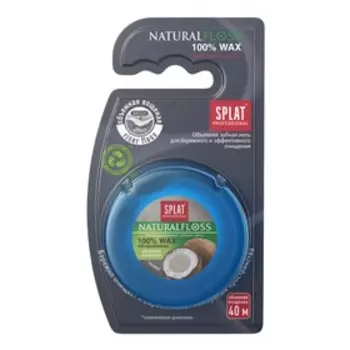 Зубная нить Splat DentalFloss с ароматом Кокоса, 40 м