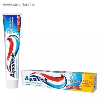 Зубная паста Aquafresh Тотал «Освежающе мятная», 125 мл