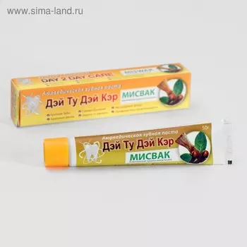 Зубная паста аюрведическая Дэй Ту Дэй Кэр Мисвак 50 гр