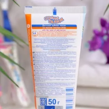 Зубная паста детская «Страна сказок», от 4 лет, со вкусом лесных ягод, 50 мл