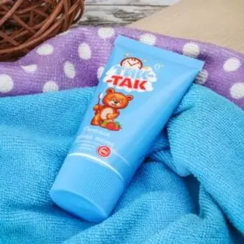 Зубная паста детская Тик-так с ароматом клубники 0+, 62 г