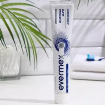 Зубная паста Evermex Whitening Glow отбеливающая, 75 мл