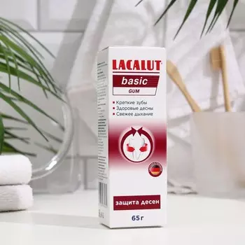 Зубная паста Lacalut basic gum, 65 г