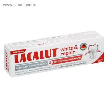 Зубная паста LACALUT white&amp;repair, 75 мл