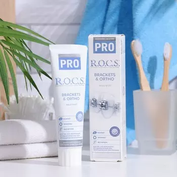 Зубная паста R.O.C.S. Pro Brackets & Ortho, 135 г