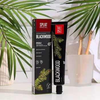 Зубная паста Splat Special Black Wood, 75 мл