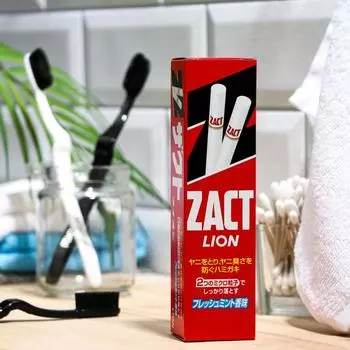 Зубная паста "Zact" для устранения никотинового налета и запаха табака, 150 г