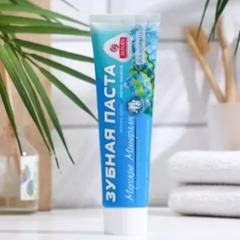 Зубная паста знахарь, морские минералы, 100 г