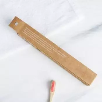 Зубная щетка в бамбуковом чехле «В стране чудес», 3,1 24,1 3,1 см