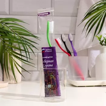 Зубная щётка "Северная Корона" Vilsen Brush средней жесткости.