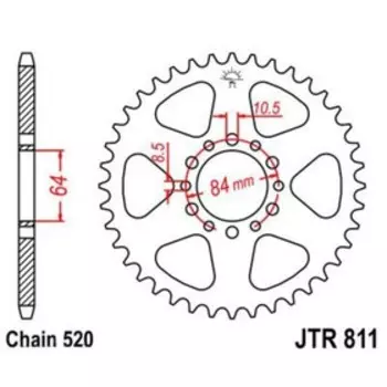 Звезда ведомая JT sprockets 811.45