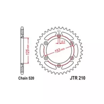 Звезда ведомая JT sprockets JTR210-42