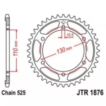 Звезда ведомая, JT sprockets R1876-45