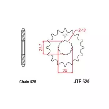 Звезда ведущая JT sprockets JTF520-14