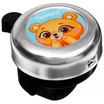 Звонок велосипедный Dream Bike «Мишка»