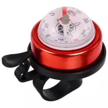 Звонок велосипедный Dream Bike HC-PJ-191B, с компасом, цвет МИКС