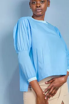 Блузка женская (B) STOLNIK 1023 (50, Зеленый)