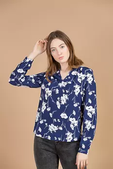 Блузка женская (B) STOLNIK 404 (44, Черный)