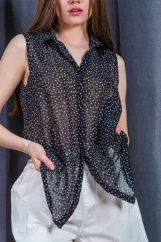 Блузка женская (B) STOLNIK 434П (44, Черный)