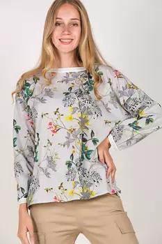 Блузка женская (В) STOLNIK 923 (50, Серый)