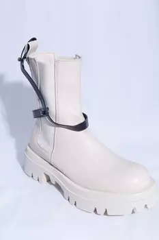 Ботинки женские Meitesi 2371-8W (39, Молочный)