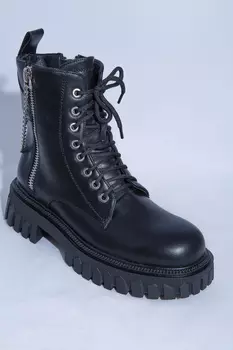 Ботинки женские Meitesi D10-2 (38, Черный)
