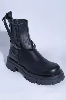 Ботинки женские Meitesi D4-606 (38, Черный)