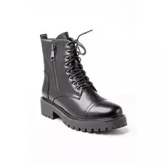 Ботинки женские SIDESTEP (иск кож) S521-A4666 (37, Черный)