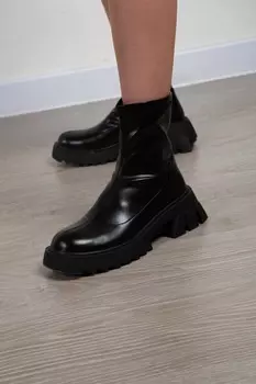 Ботинки женские Spagna R-H1475T-K2479-5 иск кож (38, Черный)