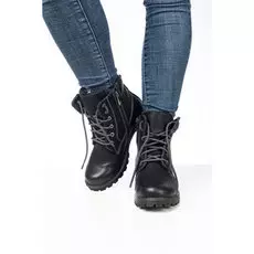 Ботинки женские Vajra D0670-1 (36, Черный)