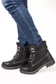 Ботинки женские Vajra D0673-1 (41, Черный)