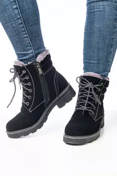 Ботинки женские Vajra D1501-1A (41, Черный)