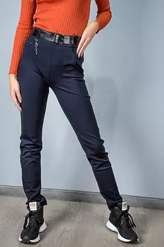 Брюки женские CEMEILLA 1097 + ремень (26, Синий)