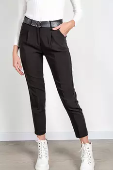 Брюки женские CEMEILLA 9156 + ремень (27, Черный)