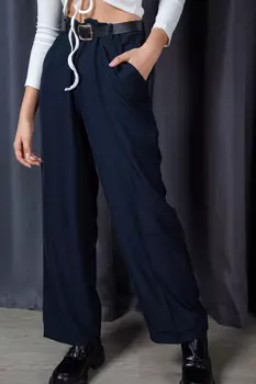 Брюки женские Fashion 103 + ремень (29, Черный)