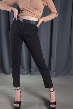 Брюки женские J.Y.D 122 + ремень (30, Синий)