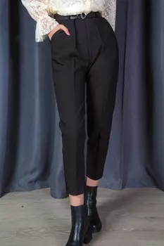 Брюки женские STOLNIK 119 + ремень (28, Черный)