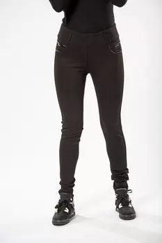 Брюки женские утепл. J.Y.D 670 + ремень (25, Черный)