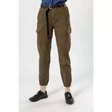 Брюки женские Y.T.Q B589 + ремень (27, Черный)